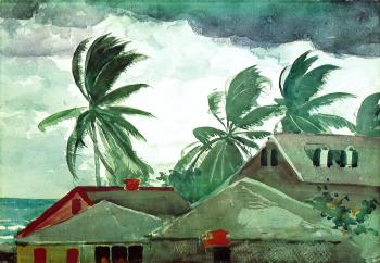 Winslow Homer : Hurricane, Bahamas